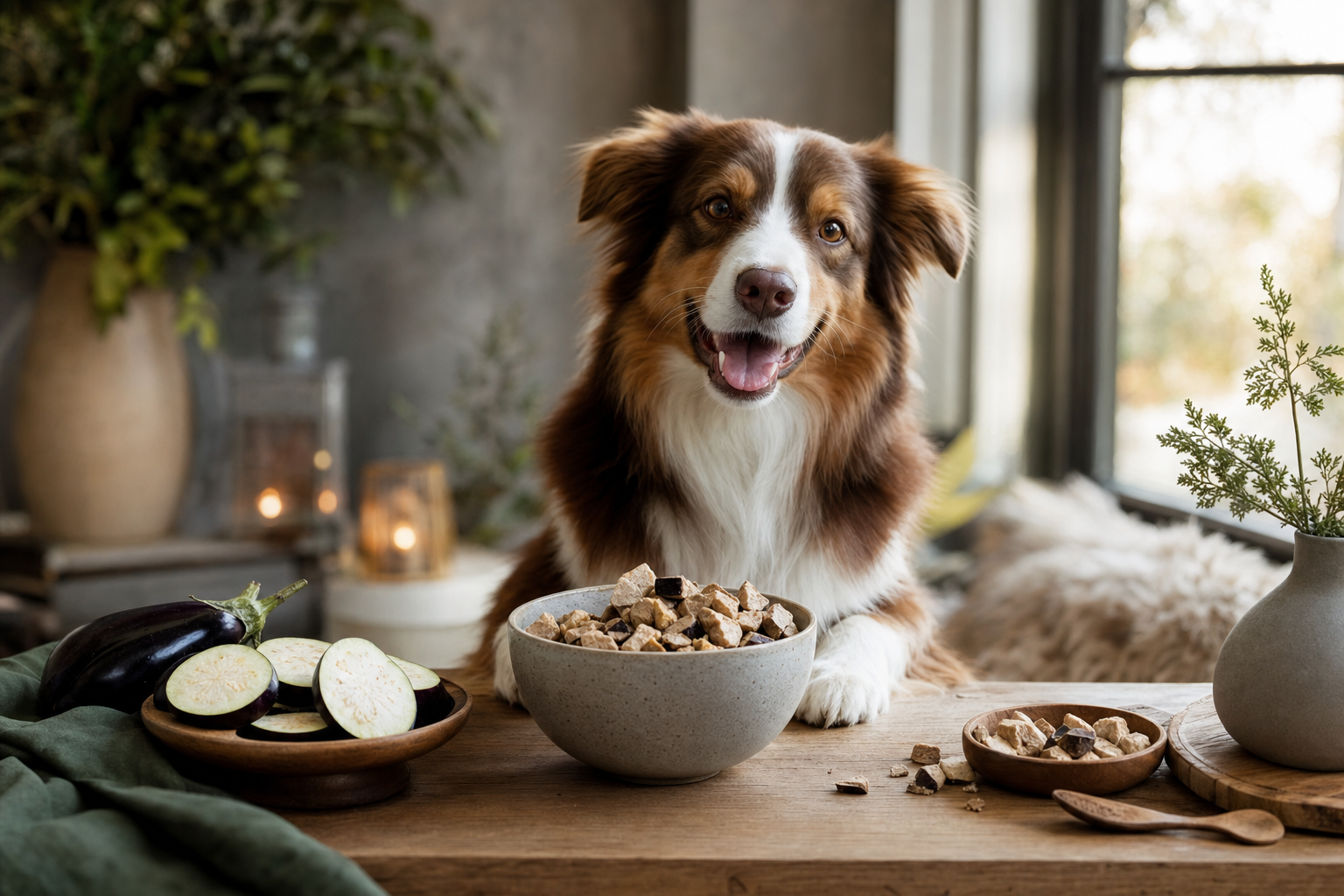Darf mein Hund Aubergine fressen? Das solltest du wissen
