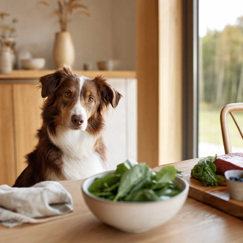 Darf mein Hund Spinat fressen? Alles über Spinat im BARF-Plan