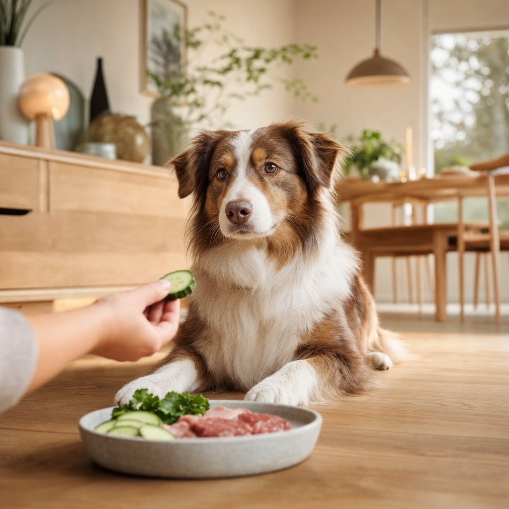 Dürfen Hunde Gurke essen? Gurke als Snack beim Barf
