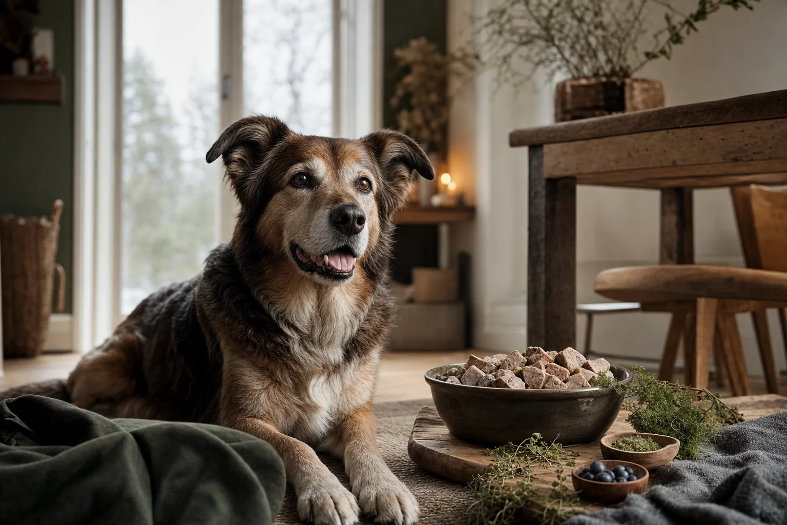 Ernährung für Senioren-Hunde: Warum Trockenbarf die beste Wahl ist