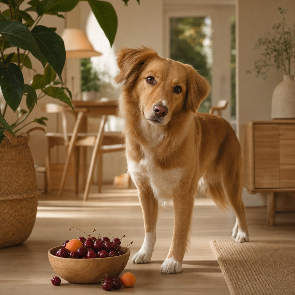 Kirschen & Hunde: Warum Steinobst gefährlich ist und was Hunde sicher snacken dürfen