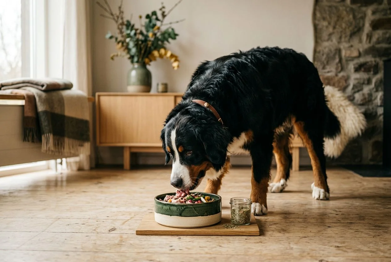Lammfleisch-Bowl für Hunde: Gesundes Rezept mit Nordic Barf