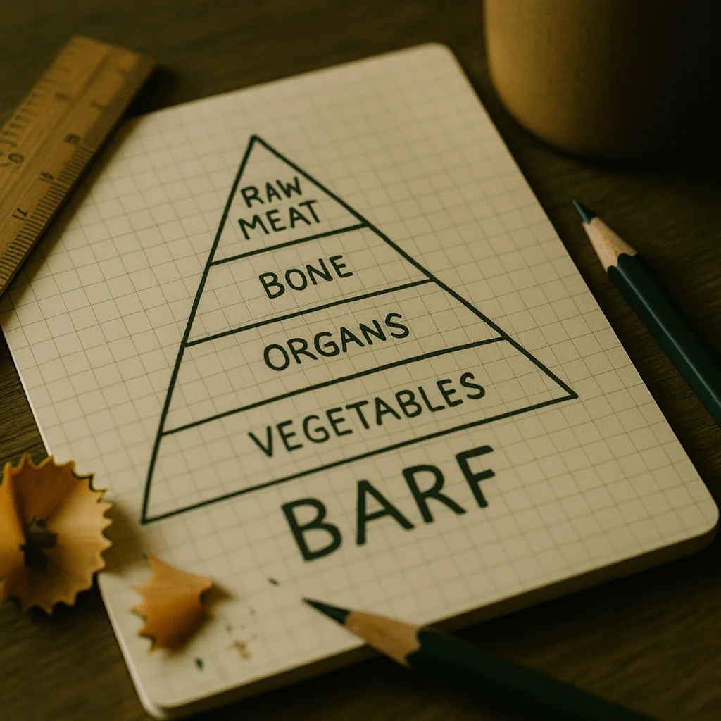 BARF-Grundlagen – Nährstoff-Pyramide